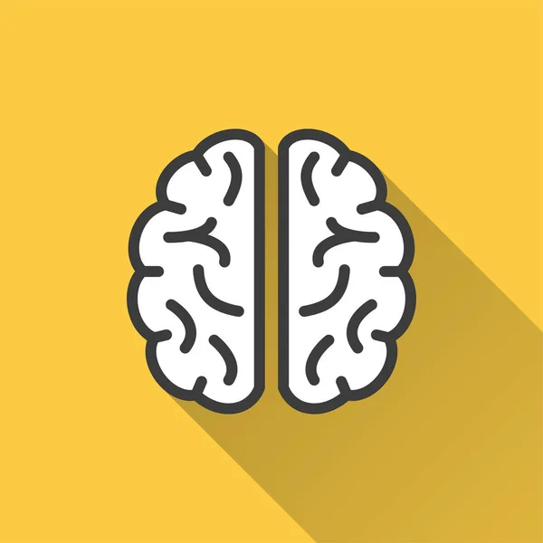 Brain-vector icoon voor grafisch en webdesign. — Stockvector