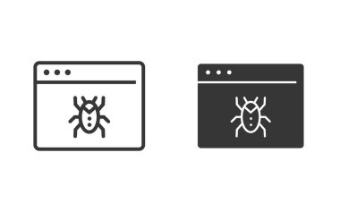 Grafik ve web tasarımı için veri güvenliği vektör simgesi.