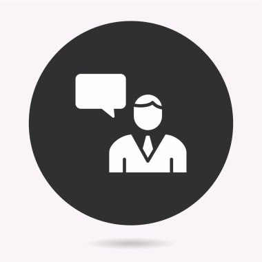 Online eğitim - vektör simgesi. İllüstrasyon izole. Basit piktogram.