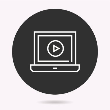 Eğitim - vektör simgesi. İllüstrasyon izole. Basit piktogram.