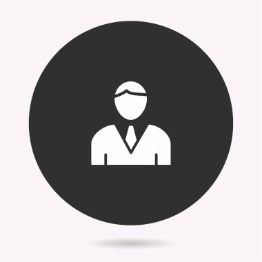 Yardım - vektör simgesi. İllüstrasyon izole. Basit piktogram.