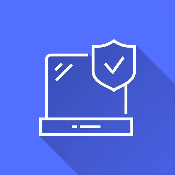 Datensicherheit - Vektorsymbol für Grafik- und Webdesign. — Stockvektor