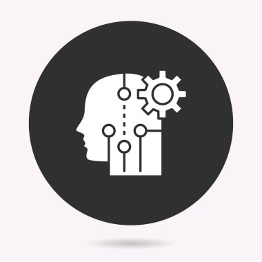 Fikir oluşturma - vektör simgesi. İllüstrasyon izole. Basit piktogram.