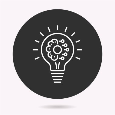 Akıllı - vektör simgesi. İllüstrasyon izole. Basit piktogram.