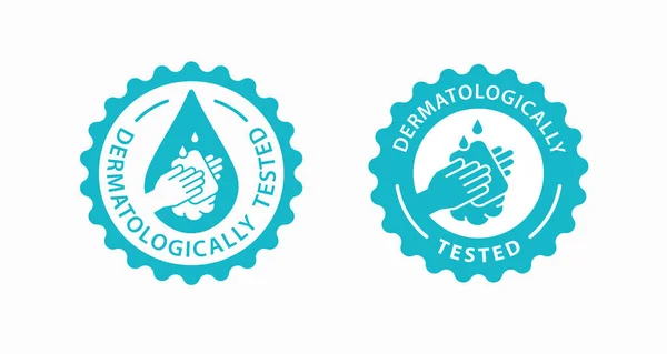 Logo Gel Mano Etiqueta Antiséptica Ilustración Vectorial — Vector de stock