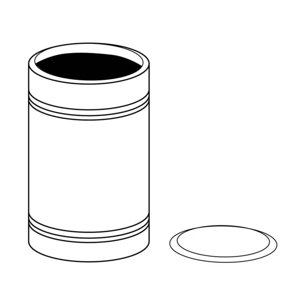 Paint Kann Vektor Linien Symbol Llustration Für Reparatur Thema Doodle — Stockvektor