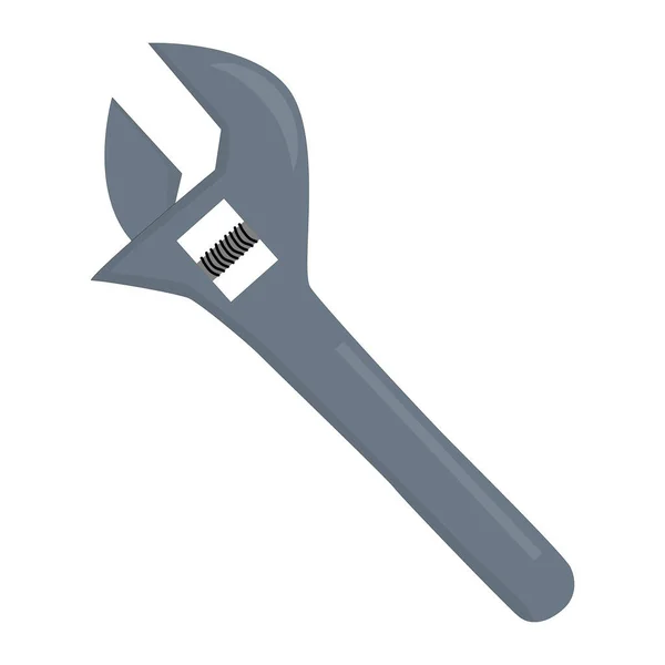 Schraubenschlüssel Vektor Illustration Für Reparatur Und Renovierung Thema — Stockvektor