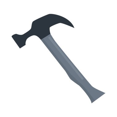 Tamir ve ev yenileme konsepti için çekiç vektör çizimi