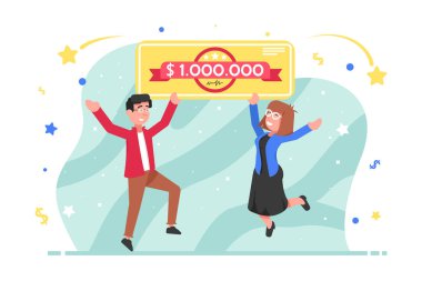 Piyango, başarı, şans, kazanma, piyango konsepti