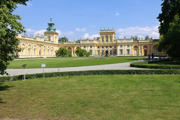 Wilanow Palace Vagy Wilanowski Palace Egy Királyi Palota Található Wilanow — Stock Fotó