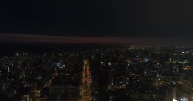 Lima Peru 'nun COVID19 salgını sırasındaki uçuş videosu.. 