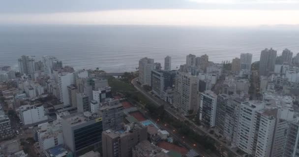 Vídeo Aervial Lima Peru Durante Bloqueio Pandemia Covid19 — Vídeo de Stock