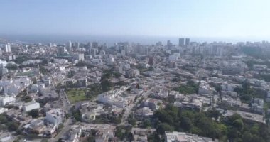 COVID19 salgını sırasında Lima Peru 'nun havadan çekilmiş videosu.. 