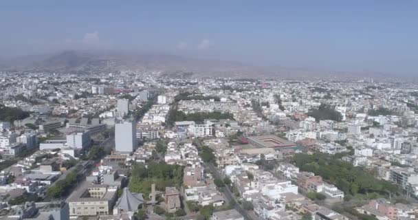 Covid19 Salgını Sırasında Lima Peru Nun Havadan Çekilmiş Videosu — Stok video
