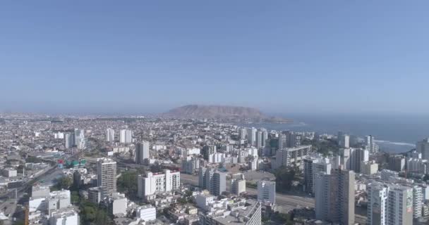 Vídeo Aervial Lima Peru Durante Bloqueio Pandemia Covid19 — Vídeo de Stock