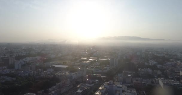 Vídeo Aervial Lima Perú Durante Cierre Pandemia Covid19 Amanecer — Vídeo de stock