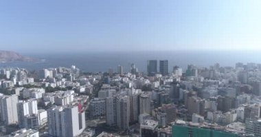 COVID19 salgını sırasında Lima Peru 'nun havadan çekilmiş videosu.. 