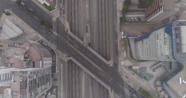 Luftbild Einer Autobahn Lima Peru — Stockvideo