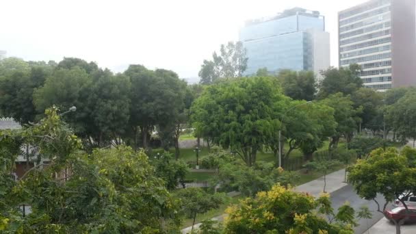 Video Parque Público Miraflores Lima Perú — Vídeos de Stock