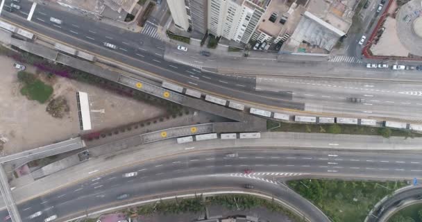 Hiperlapse Stasiun Bus Lima Peru — Stok Video