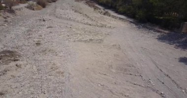 Cieneguilla 'nın hava videosu. Lima Peru kırsalında.