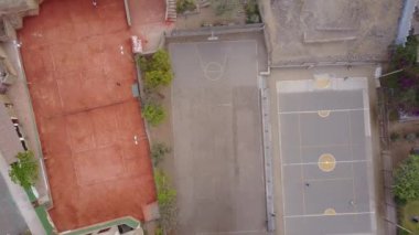 La Molina Bölgesi, Lima Peru 'da insansız hava aracı ile yapılan video..