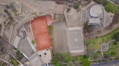 La Molina Bölgesi, Lima Peru 'da insansız hava aracı ile yapılan video..