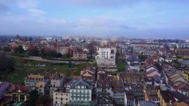 Nyon İsviçre 'nin hava videosu