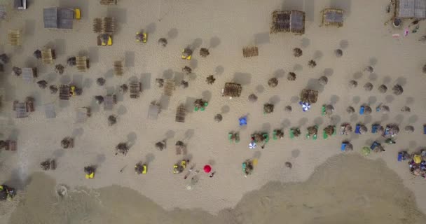 Luchtfoto Van Het Strand Peru — Stockvideo