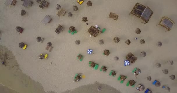 Luchtfoto Van Het Strand Peru — Stockvideo