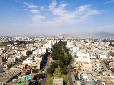 Lima Peru 'nun hava resmi.