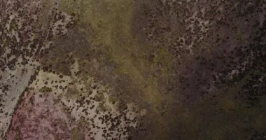 Peru And Dağları 'ndaki hava videosu. Ticlio Dağı, Lima ve Junin eyaletleri arasındaki doğal sınır..