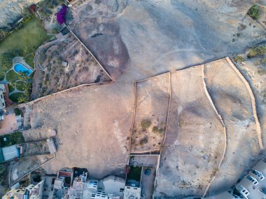 La Molina bölgesinde İHA ile yapılan hava görüntüsü. Lima Peru.