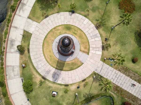 Lima Lima Peru January 1St 2014 Aerial Image Lighthouse Miraflores — Stock Photo, Image