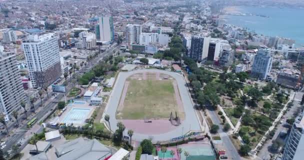 Lima Stad Tijdens Covid19 Pandemie Zondag Prive Vervoer Zijn Verborgen — Stockvideo