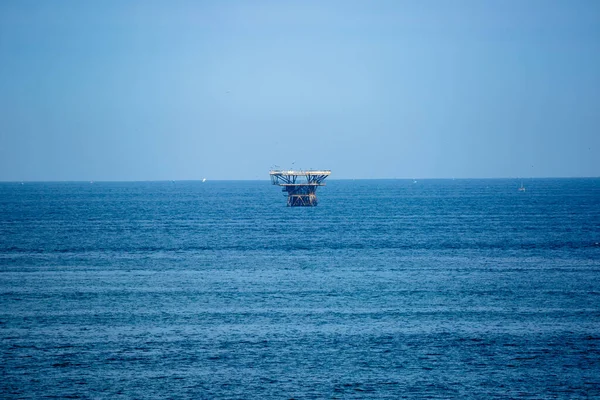 Imagen Océano Azul Norte Perú Plataforma Medio Del Mar —  Fotos de Stock