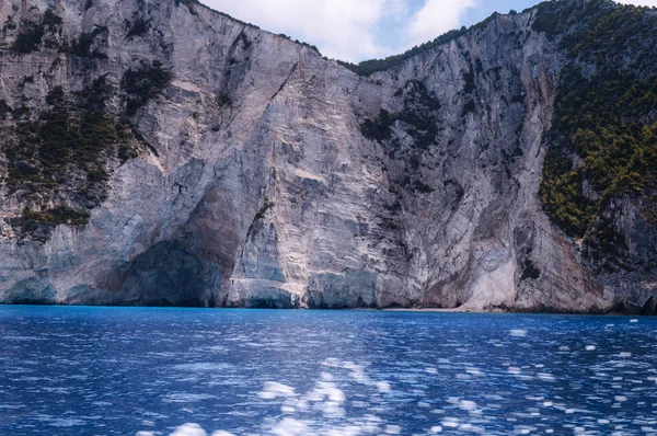 Blue caves. Natural landmark of Zakynthos island, Greece.