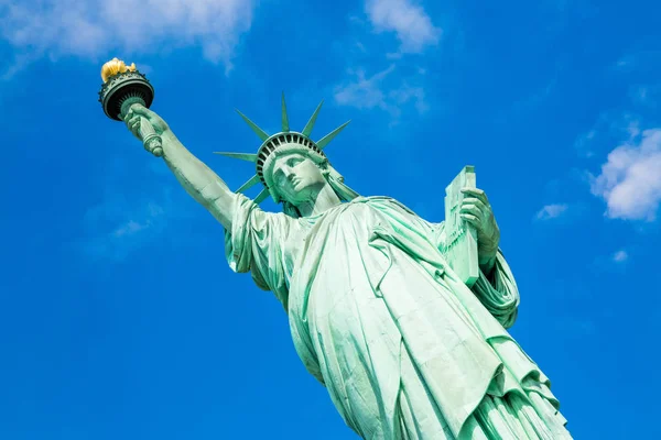 The Statue of Liberty on Liberty Island in New York — Stock Photo, Image