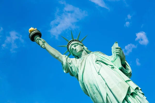 The Statue of Liberty on Liberty Island in New York — Stock Photo, Image