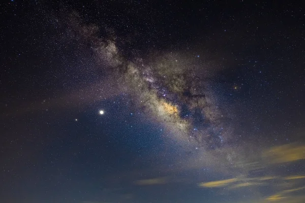 Galaxie Milchstraße Der Nacht — Stockfoto