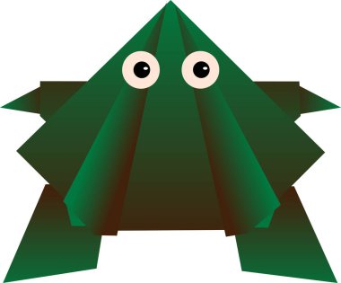 vektör geometrik üçgen çizim origami kağıt şekilleri