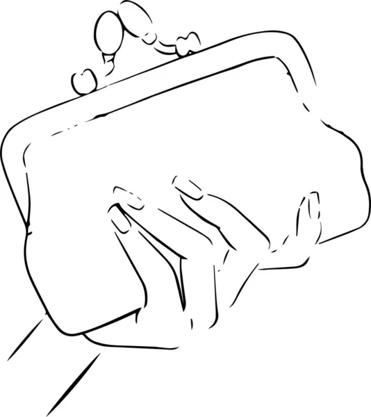 Ícone de vetor mão com design de unhas de manicure — Vetor de Stock