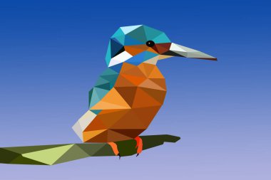 Origami 'de duran bir balıkçı