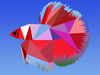Origamide dövüşen balıklar