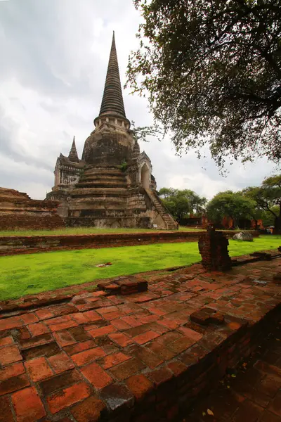 タイの古代帝国都市アユタヤの寺院 — ストック写真