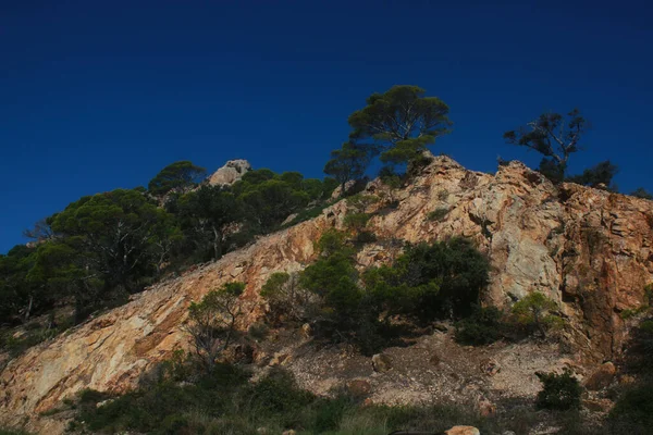Scogliere Rocciose Granito Spagna — Foto Stock