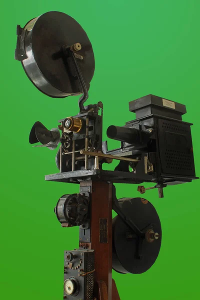 an old 35mm cinema projector