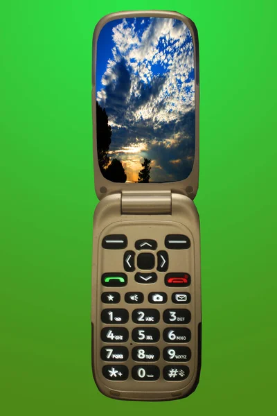 Bir Cep Telefonu Ekran Numara Anahtarlarıyla Açıldı — Stok fotoğraf