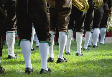 Tyrolean kostümünün ayrıntıları