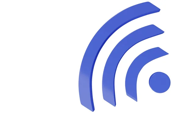 Illustration Wifi Connection Icon Representing Communication — Stock Photo, Image